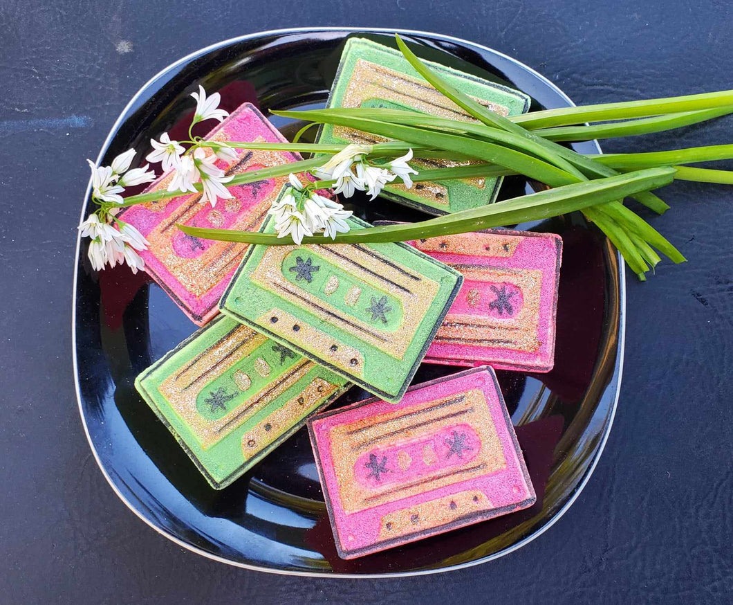 Cassette Tape Bath Bombs