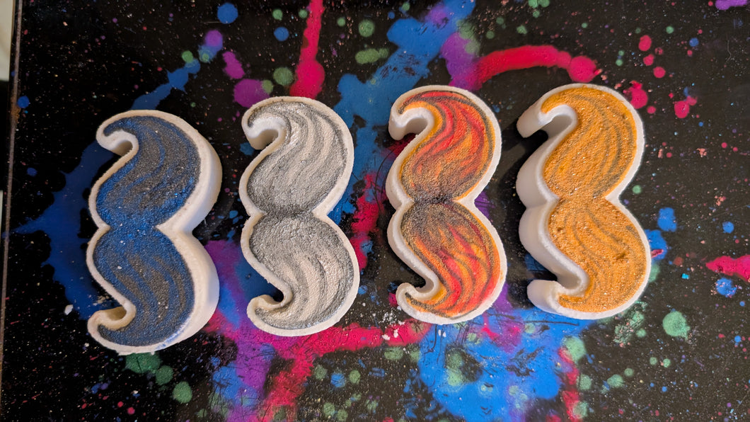Mustache Bath Bomb