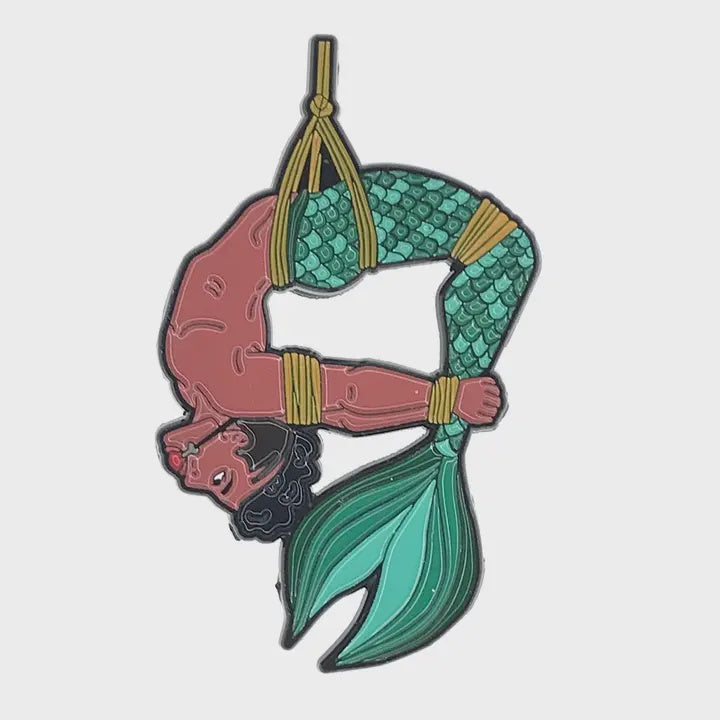 Merman - V2 (Green Tail) Enamel Pin
