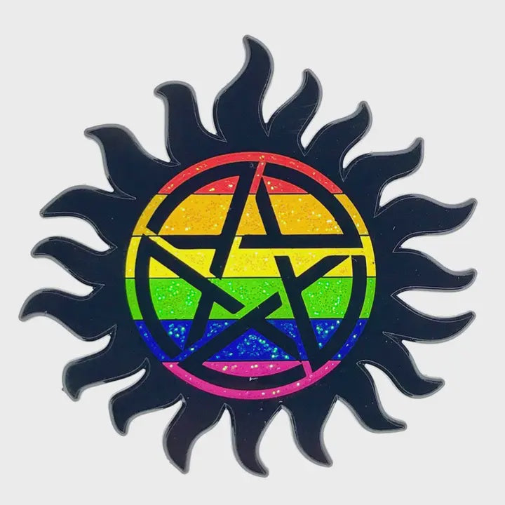 Anti-Possession Pride Enamel Pin