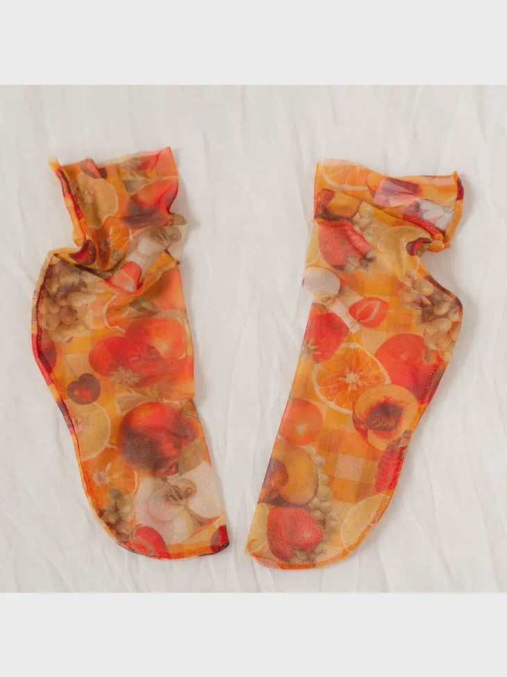 Fruit Punch Printed Socks - OS