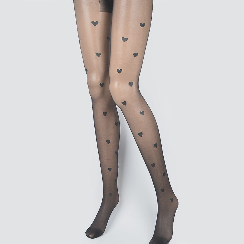 Heart Pantyhose