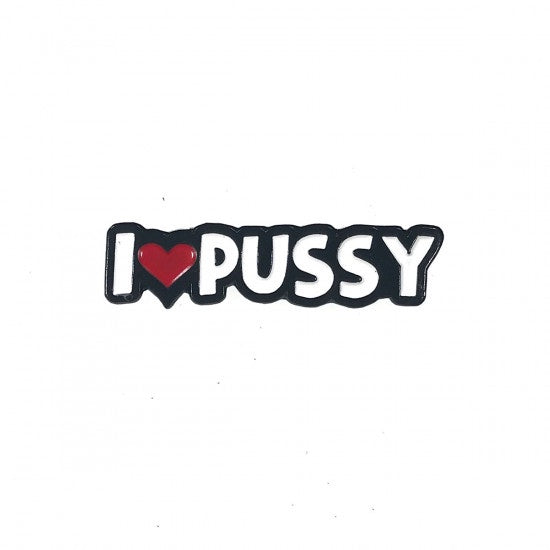 G&K I Heart Pussy Pin