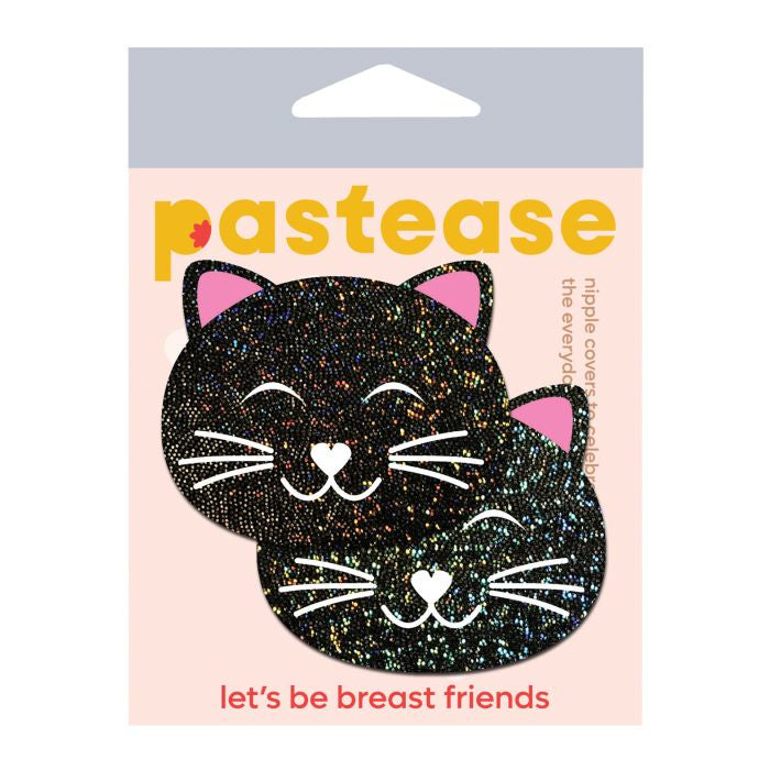 Pastease Glitter Black Cat - Black O/S
