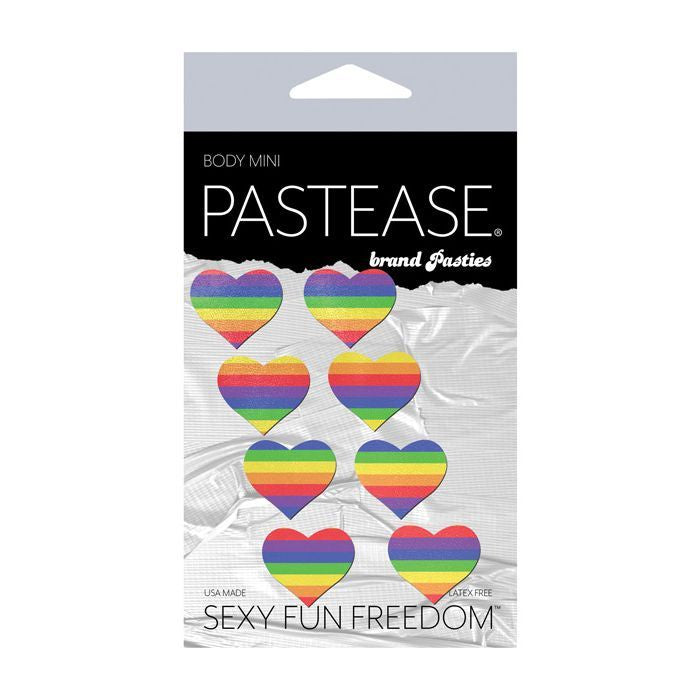 Pastease Mini Rainbow Heart – Pack of 8 O/S