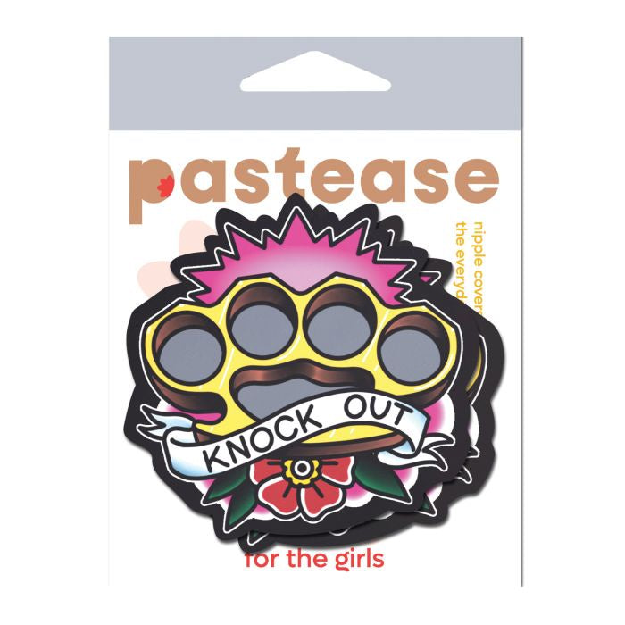 Pastease Diamond Thom Brass Knock Out Knuckles - Multi Color O/S