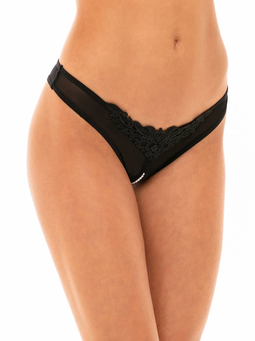 Paradise Panty Lingerie Black