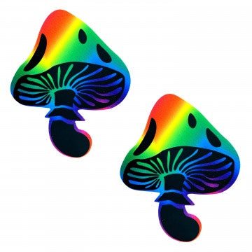 Neva Nude -Rainbow Trippin' Psych Toadstool Pasties