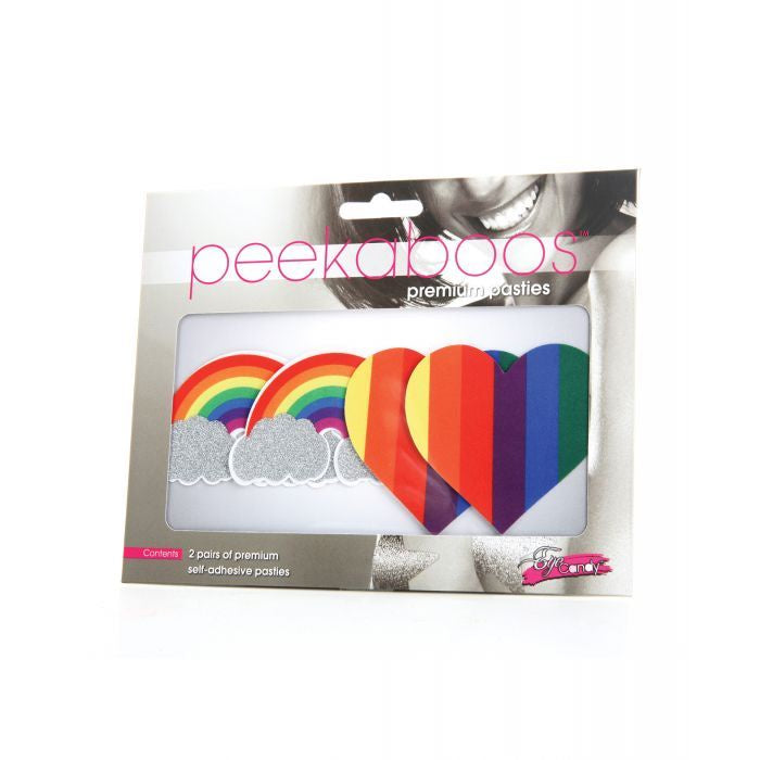 Peekaboos Pride Rainbows & Hearts - Pack of 2