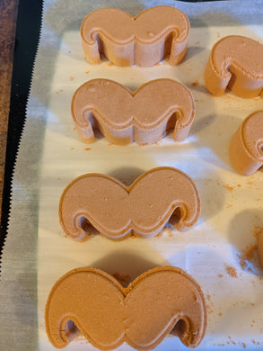 Mustachio Bath Bombs - Peaches and Pearls Eureka