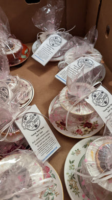 Tea Cup Bombs - Self Care - Peaches and Pearls Eureka
