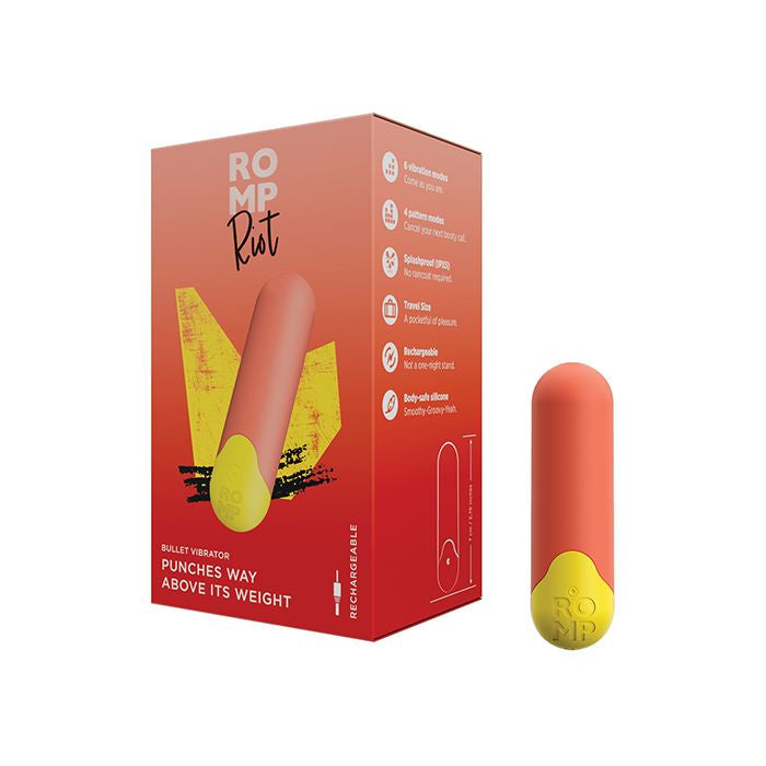 ROMP Riot Bullet Vibrator - Orange