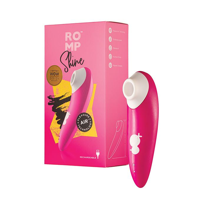 ROMP Shine Clitoral Vibrator - Pink