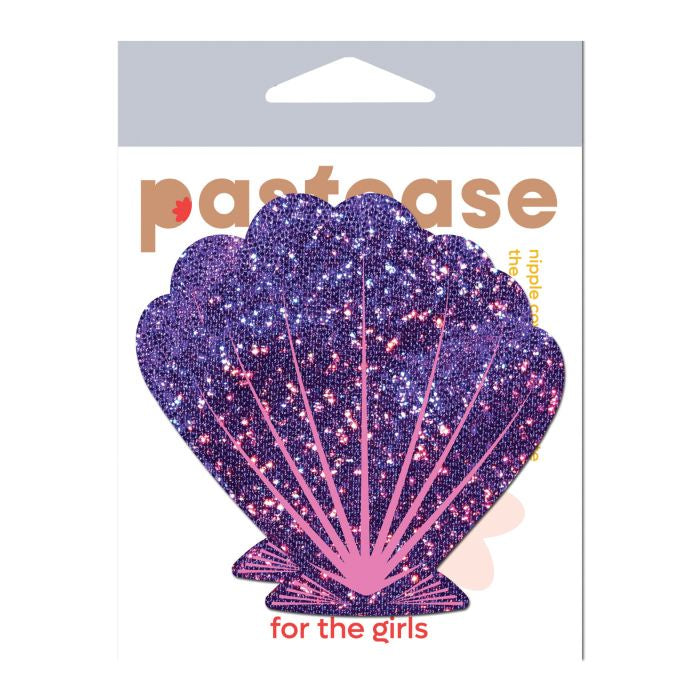 Pastease Mermaid Glitter Seashell - Purple/Pink O/S