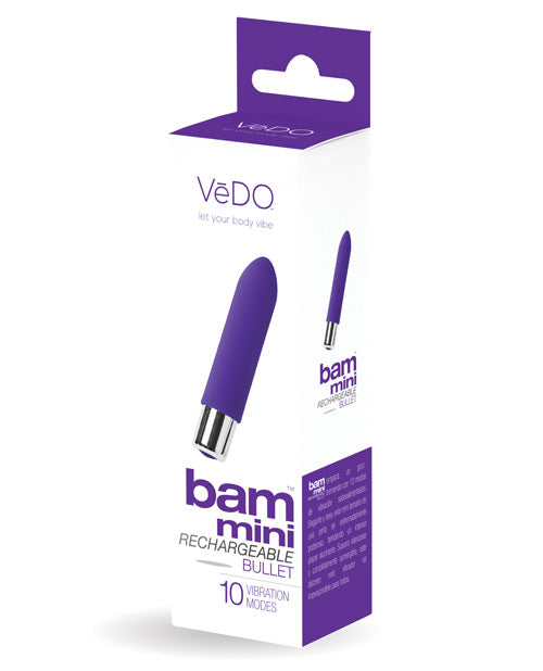 Vedo Bam Mini Rechargeable Bullet Vibe - Peaches and Pearls Eureka