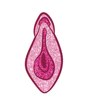 Load image into Gallery viewer, Wood Rocket Vulva Pin - Peaches and Pearls Eureka
