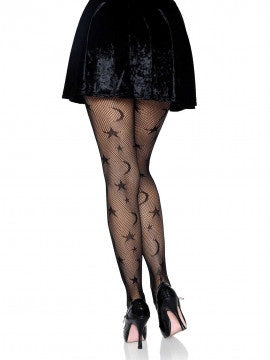 Celestial Net Tights