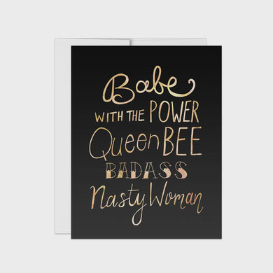 Babe Notecard - Peaches and Pearls Eureka