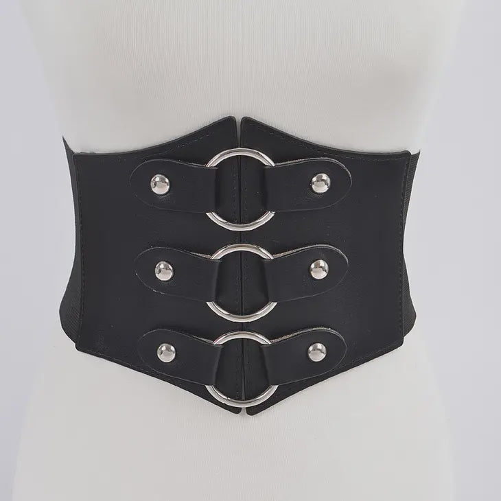 Wide Multi O Ring Metal Elastic Belt