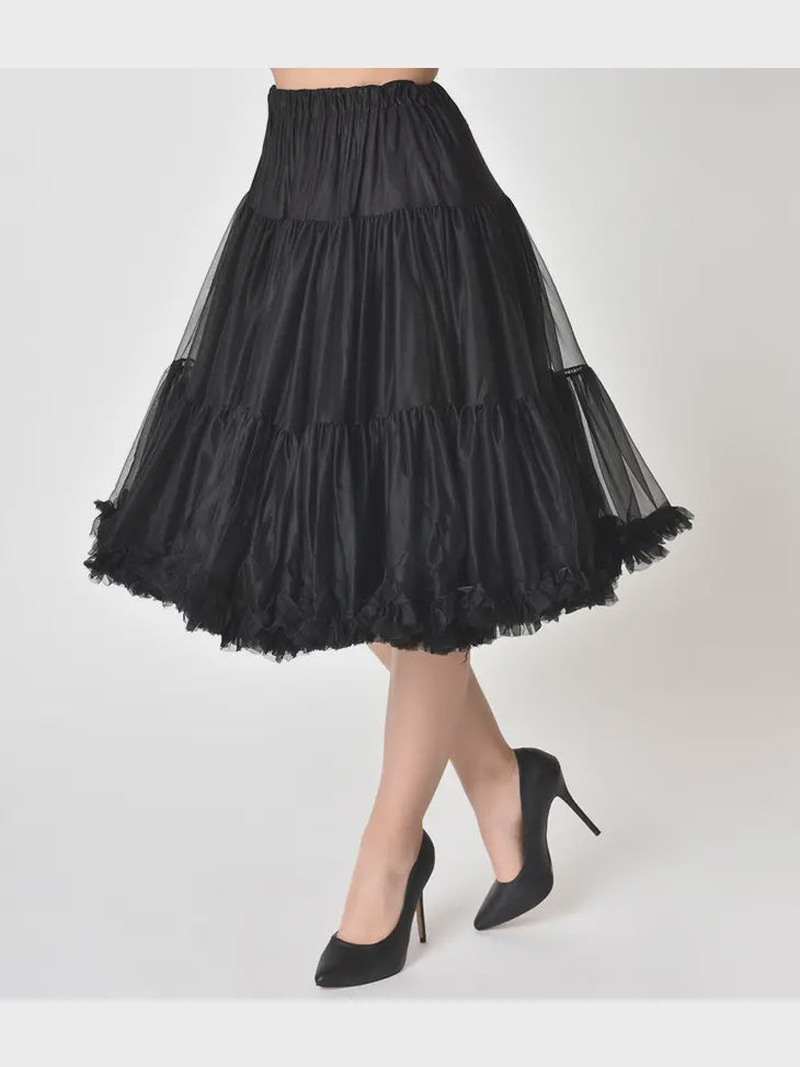 Ruffled Petticoat BK OS