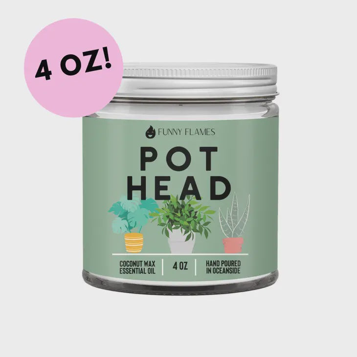 Pot Head Candle