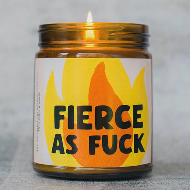 Fierce As Fuck Candle - Peaches and Pearls Eureka