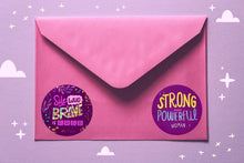 Load image into Gallery viewer, Nehaleed Stickers - Self Care - Peaches and Pearls Eureka
