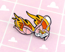 Load image into Gallery viewer, It&#39;s Lit Pin - Peaches and Pearls Eureka
