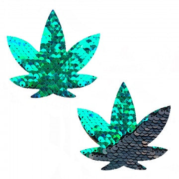 Ariel Sequin GoldWeed Pasties