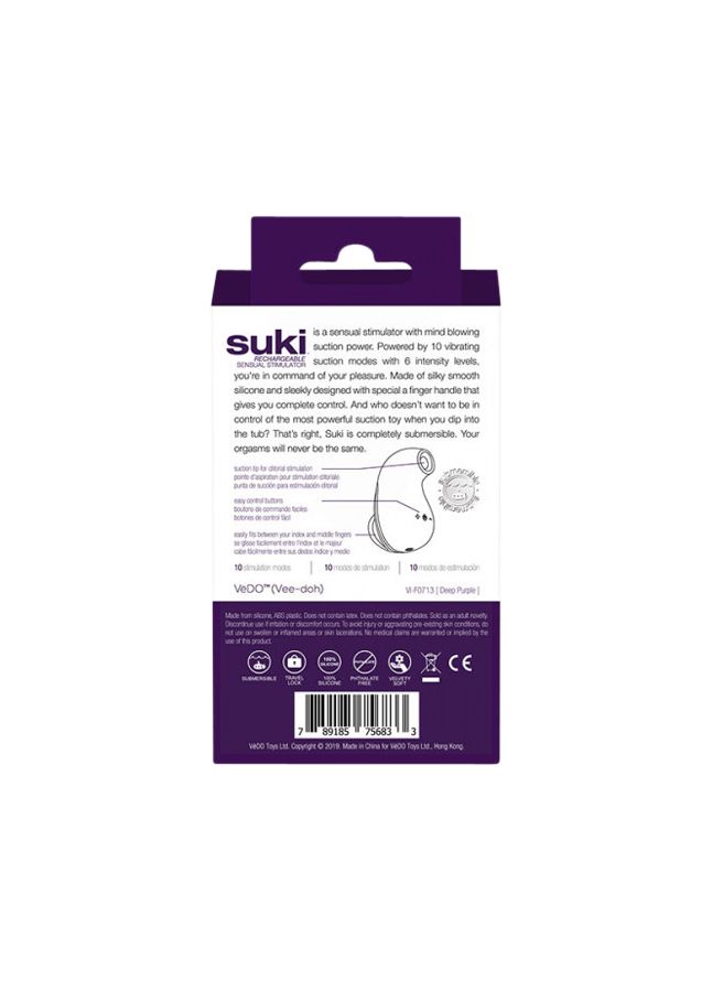 suki sex toy Review: Suki Rechargeable Sonic Pulsation Clitoral Stimulator by VeDO