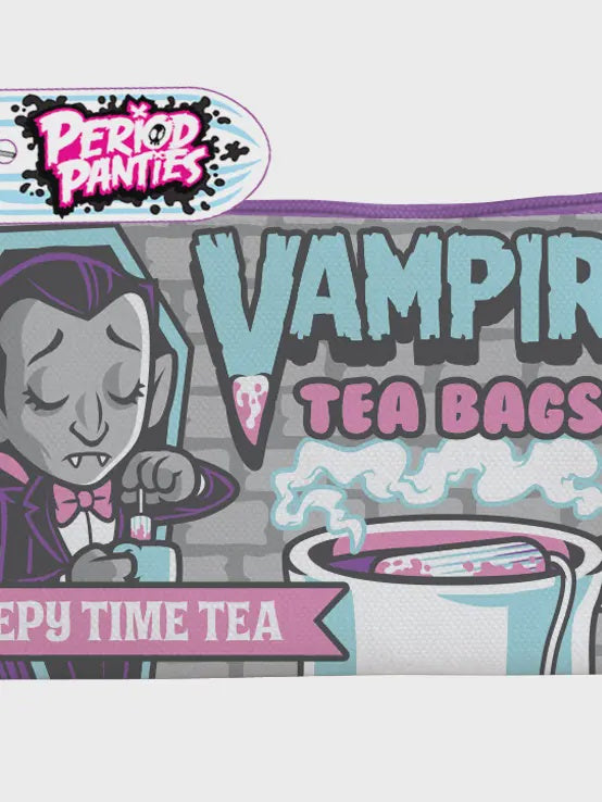 Vampire Teabags Tampon Case - Peaches and Pearls Eureka